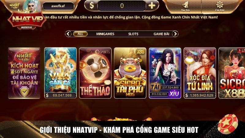 Giới thiệu Nhatvip - Cổng game đổi thưởng top đầu 2025