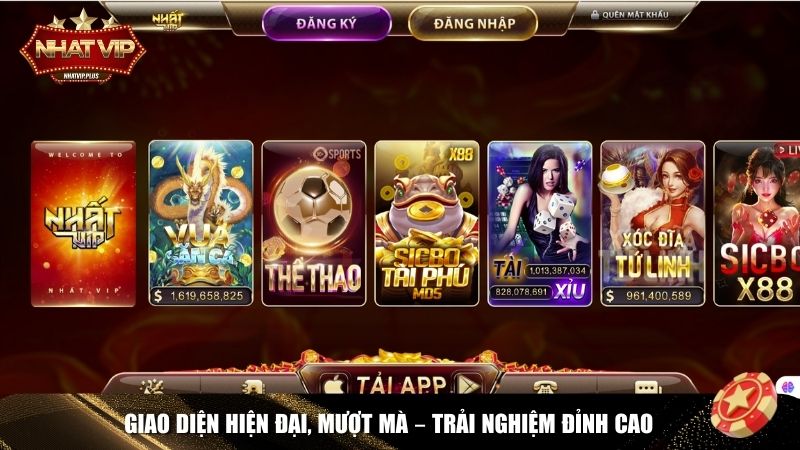 Giao diện hiện đại, mượt mà – trải nghiệm đỉnh cao