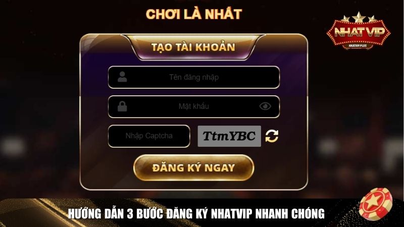 Hướng dẫn 3 bước đăng ký Nhatvip nhanh chóng